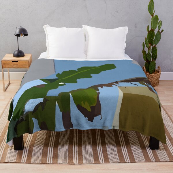 Item preview, Modern Tropical Banana Leaves Art - Minimalist Urban Jungle Illustration es. designed and sold by LineLoo.