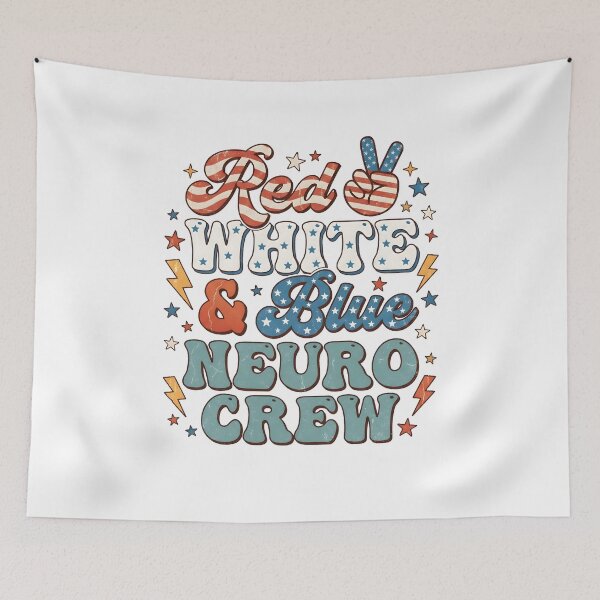 Item preview, Red White and Blue Neuro Crew designed and sold by Nemethadrian.