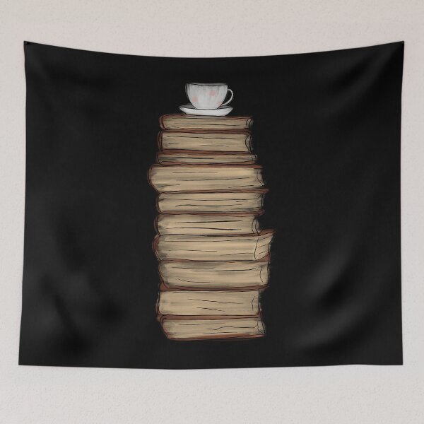 Item preview, Stack Of Books With Teacup Cozy designed and sold by hvwajkwe46.