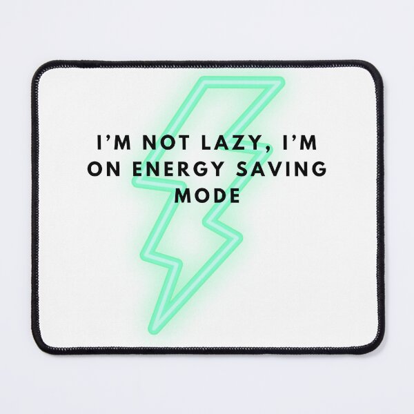 Item preview, I'm Not Lazy (Green Bolt) designed and sold by xpowerdz.