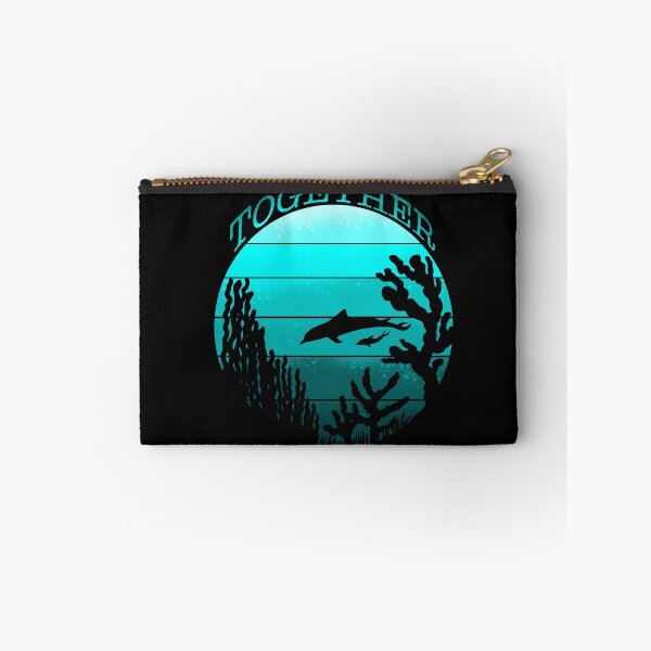 Item preview, Together Oceans Dolphin Sunset - Playful Ocean Silhouette designed and sold by TheArtOfTreble.