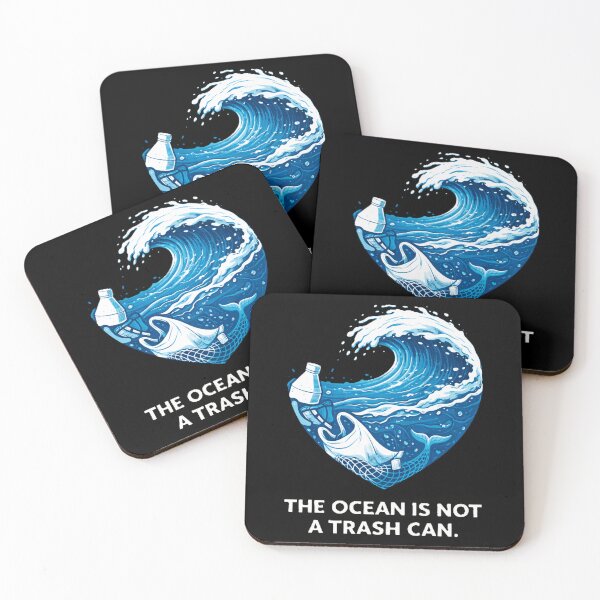Item preview, The Ocean Is Not a Trash Can – Anti Plastic Pollution Environmental Design designed and sold by OrbitOfMind.