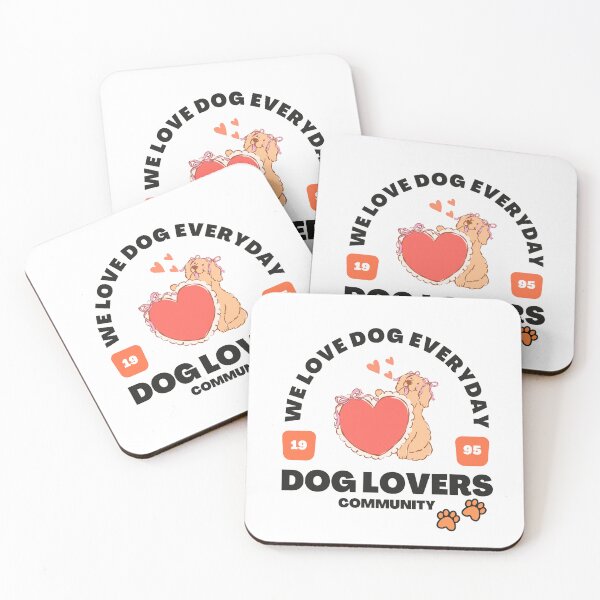 Item preview, We Love Dog Everyday Vintage Dog Kawaii Dog designed and sold by SushiShop1.