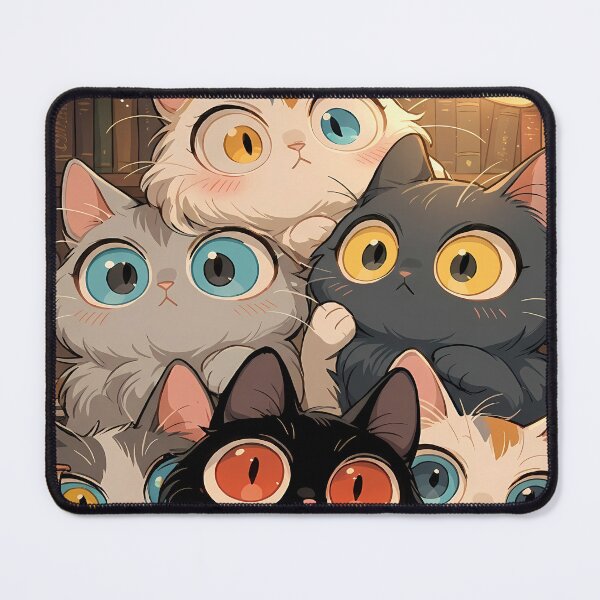 Item preview, Cartoon Cats in a Library designed and sold by Bappy888.