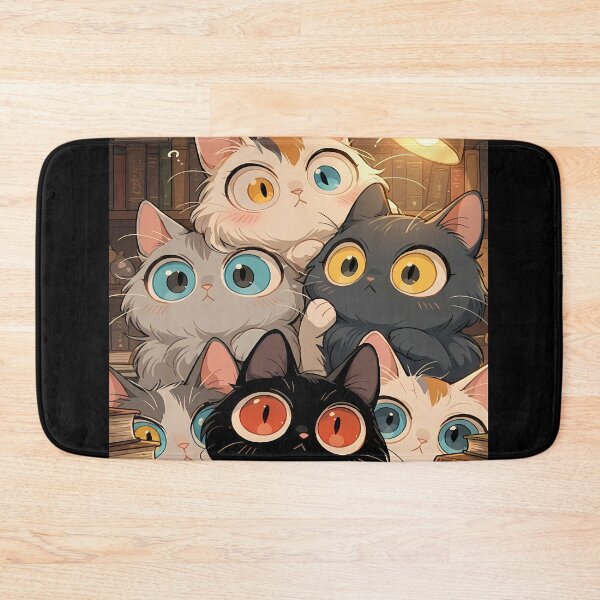 Item preview, Cartoon Cats in a Library designed and sold by Bappy888.