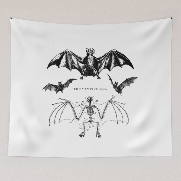Item preview, Vintage Vampire Bat Illustration Collection designed and sold by hvwajkwe46.