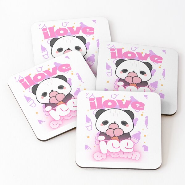 Item preview, Dulce amor helado panda kawaii panda designed and sold by SushiShop1.