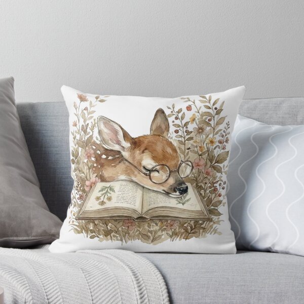 Item preview, Neutral Nursery Decor - Montessori Baby Deer - Watercolor Fawn Art Print designed and sold by Luma-Atelier.
