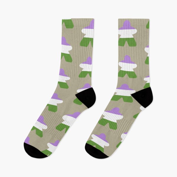 Item preview, Genderqueer Pride Flag Stripes Board Game Meeple  designed and sold by TackyTime.