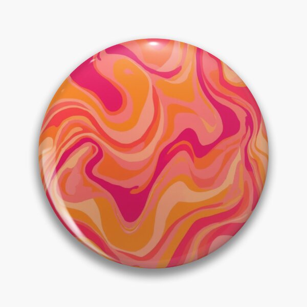 Item preview, Orange and Pink Swirly Trendy Pattern designed and sold by poppet103.