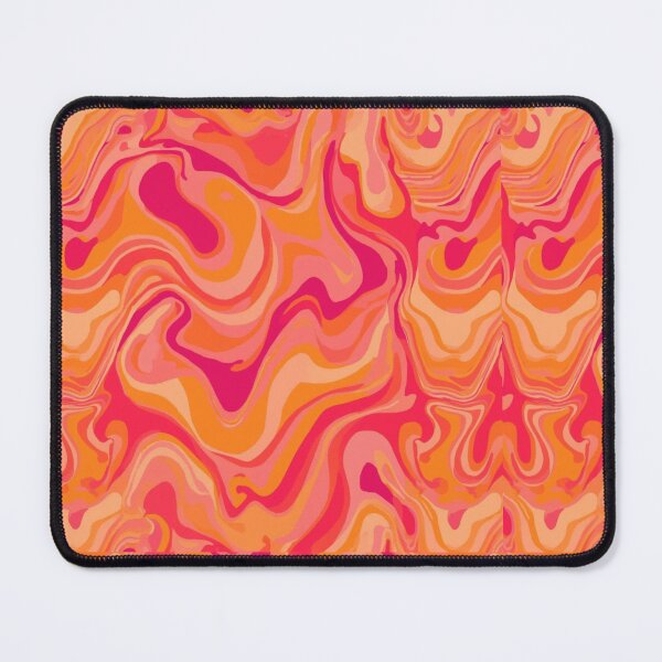 Item preview, Orange and Pink Swirly Trendy Pattern designed and sold by poppet103.