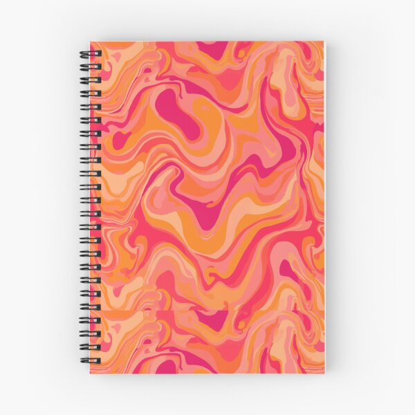 Item preview, Orange and Pink Swirly Trendy Pattern designed and sold by poppet103.