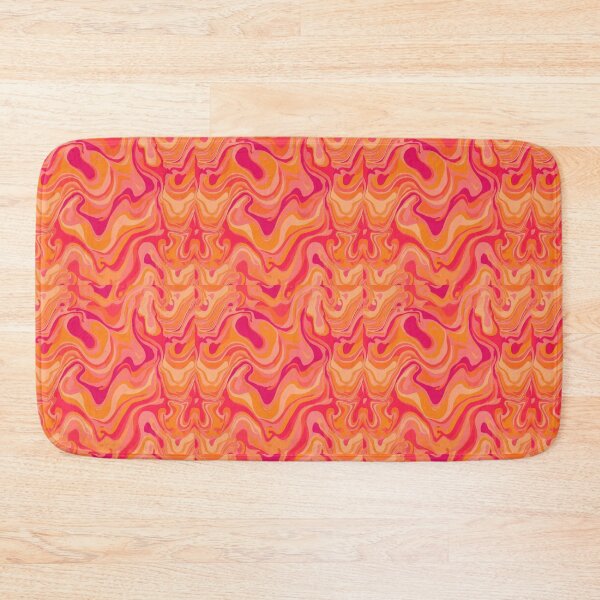 Item preview, Orange and Pink Swirly Trendy Pattern designed and sold by poppet103.