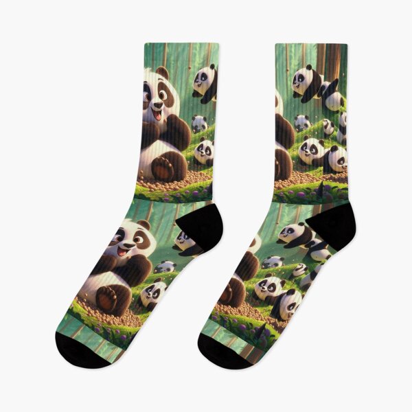 Item preview, Panda Family All Together designed and sold by Mywaymylife.