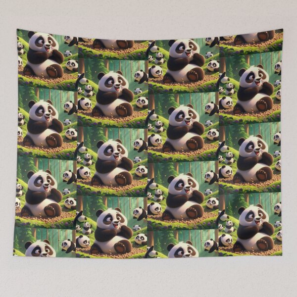 Item preview, Panda Family All Together designed and sold by Mywaymylife.