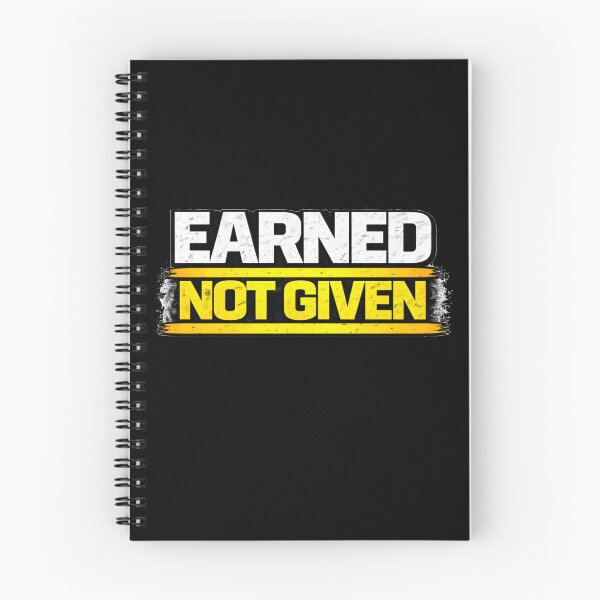 Item preview, Earned Not Given Gym Motivation Discipline Mindset Design designed and sold by Wolf Garage.