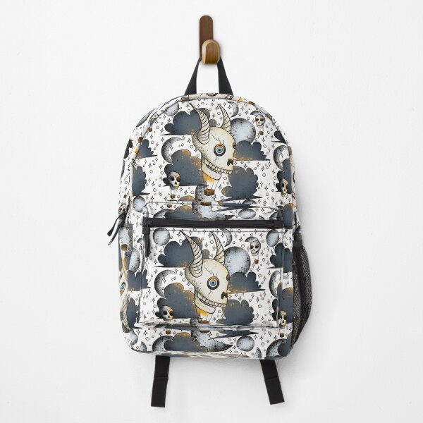 Item preview, Surreal Skull Hot Air Balloon Pattern - Dark Dreamlike Illustration designed and sold by TheArtOfTreble.