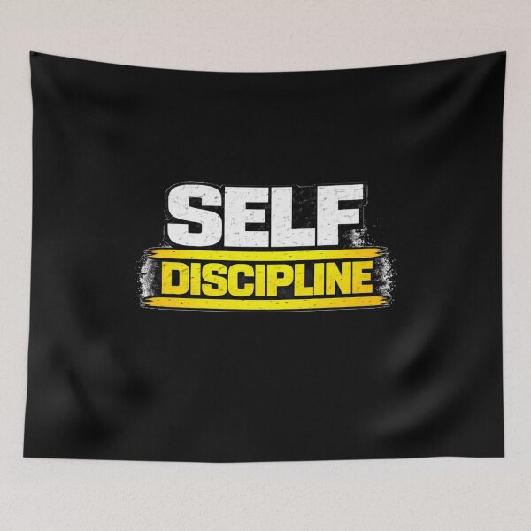 Item preview, Self Discipline Gym Motivation Discipline Mindset Design designed and sold by Wolf Garage.