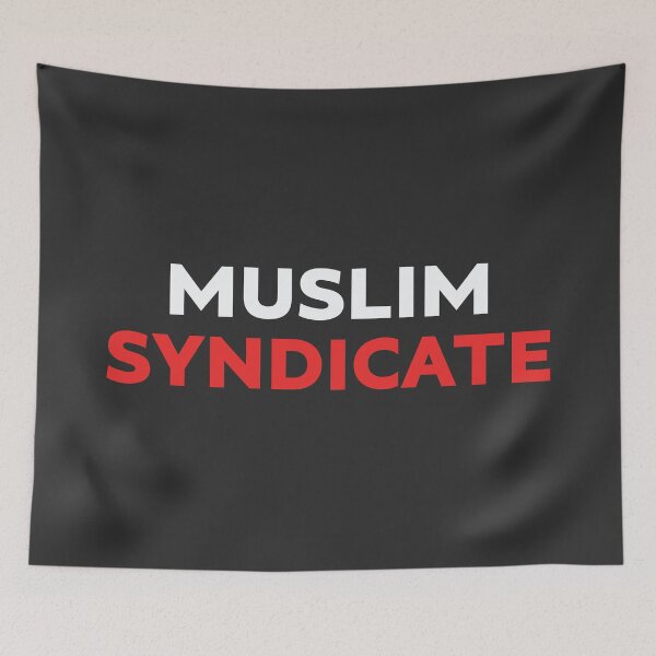 Item preview, Muslim Syndicate - Bold Modern Islamic Streetwear Typography designed and sold by Miniature Store.
