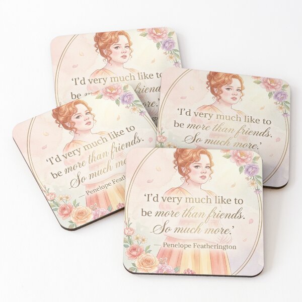 Item preview, I’d Like to Be More Than Friends – Penelope Featherington Romantic Quote designed and sold by Fandom Universe.