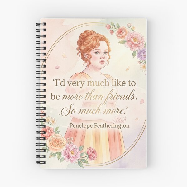 Item preview, I’d Like to Be More Than Friends – Penelope Featherington Romantic Quote designed and sold by Fandom Universe.