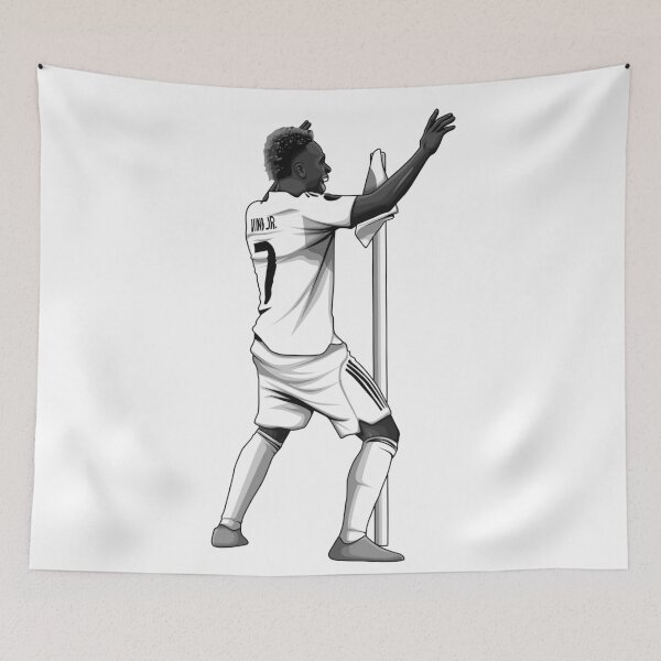 Item preview, Vinicius Jr. Black and White Version designed and sold by Aldduardo.