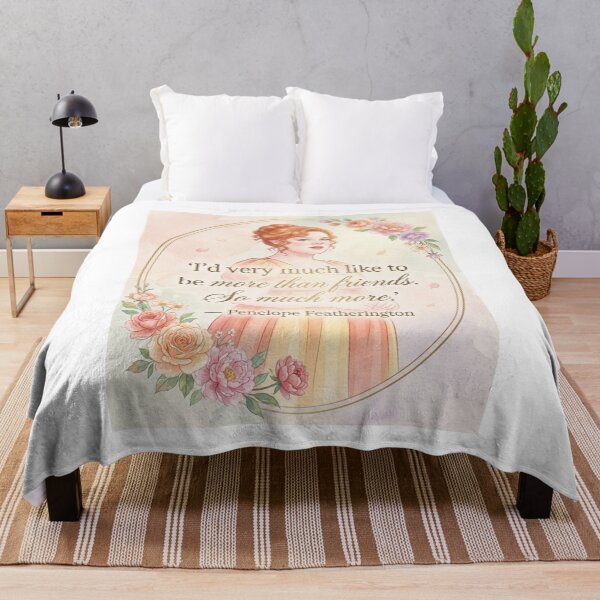 Item preview, I’d Like to Be More Than Friends – Penelope Featherington Romantic Quote designed and sold by Fandom Universe.