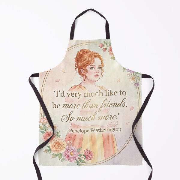 Item preview, I’d Like to Be More Than Friends – Penelope Featherington Romantic Quote designed and sold by Fandom Universe.