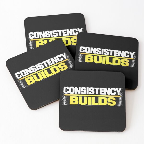 Item preview, Consistency Builds Gym Motivation Discipline Mindset Design designed and sold by Wolf Garage.