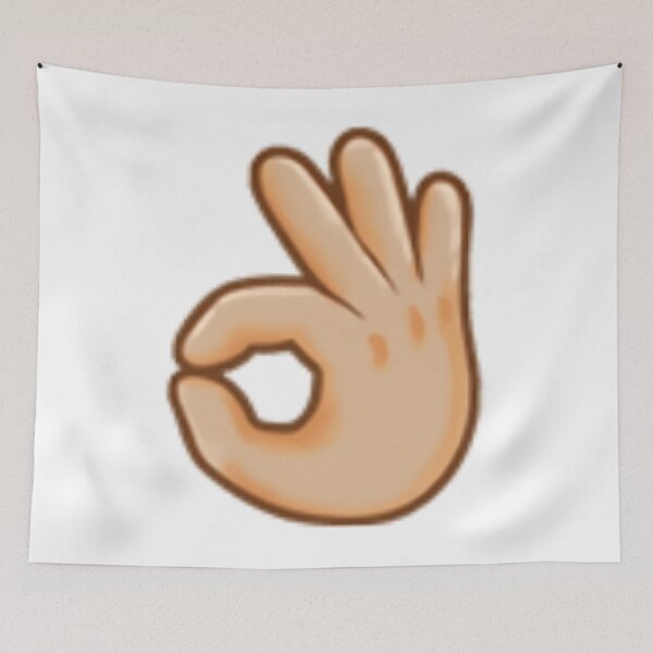 Item preview, Okay Hand Sign Emoji Graphic designed and sold by hvwajkwe46.