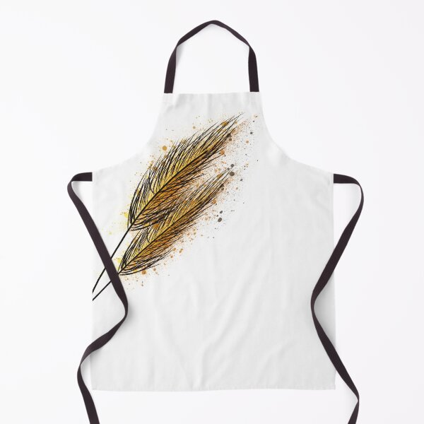 Item preview, Golden Wheat Feather Splash - Elegant Botanical Illustration designed and sold by TheArtOfTreble.