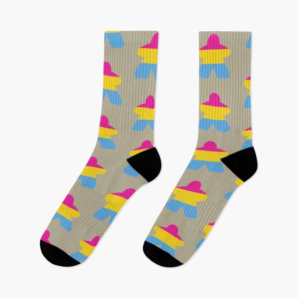 Item preview, Pansexual Pride Flag Stripes Board Game Meeple  designed and sold by TackyTime.