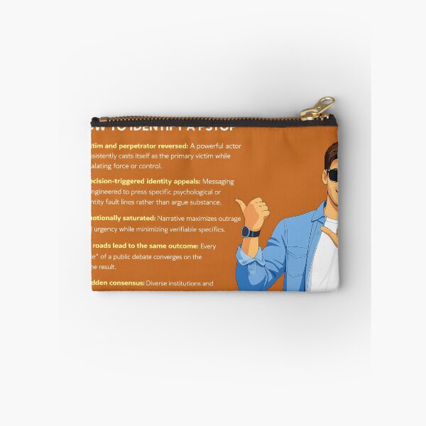 Item preview, How To Identify a Psyop (Orange) designed and sold by Bob's Art Shoppe.