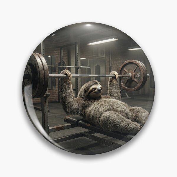 Item preview, Sloth Blasts His Pecs at the Gym designed and sold by Tridentulus.