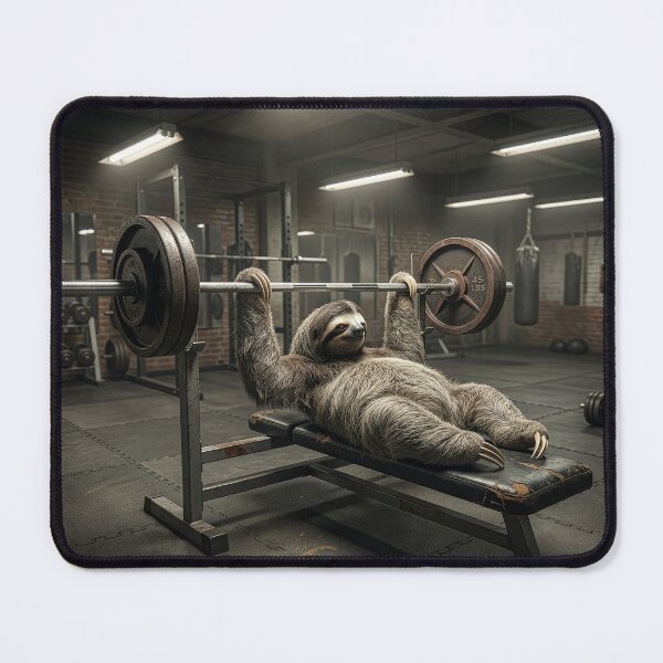 Item preview, Sloth Blasts His Pecs at the Gym designed and sold by Tridentulus.