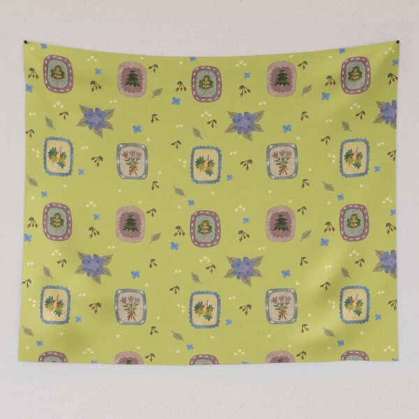 Item preview, Vintage Botanical Cameo & Stamp Collection designed and sold by Atelier Hoshibi.