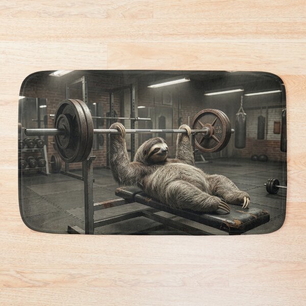 Item preview, Sloth Blasts His Pecs at the Gym designed and sold by Tridentulus.