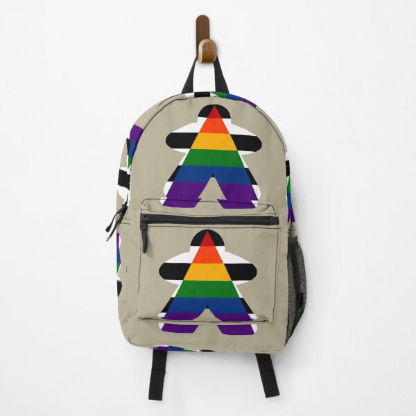 Item preview, Ally Pride Flag Stripes Board Game Meeple designed and sold by TackyTime.