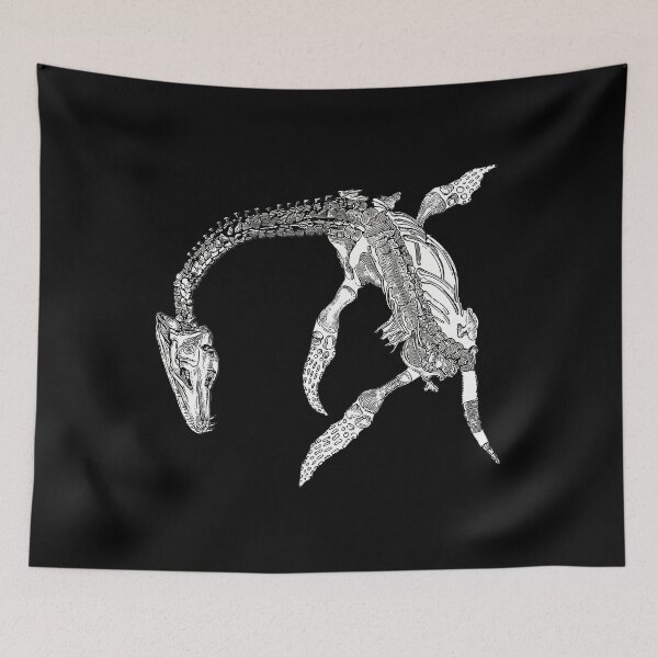 Item preview, Plesiosaurus Macrocephalus Marine Reptile Fossil designed and sold by hvwajkwe46.