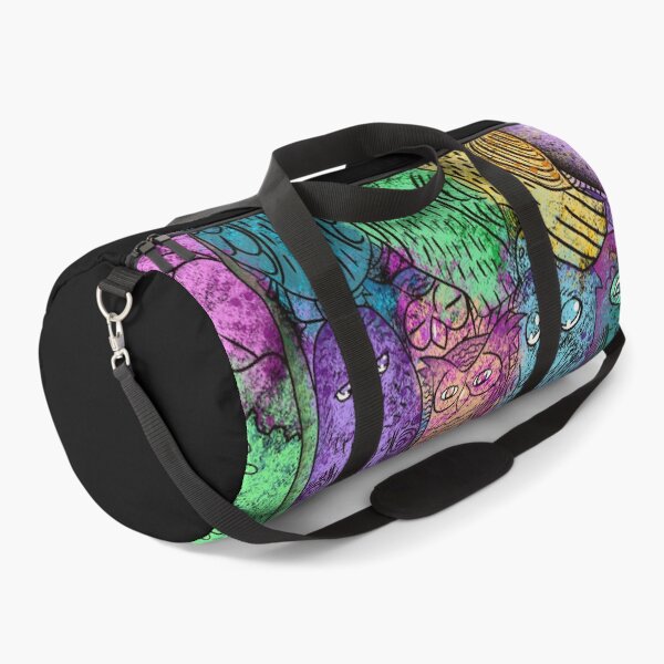Item preview, Colorful Owl Doodle Pattern - Whimsical Psychedelic Birds designed and sold by TheArtOfTreble.