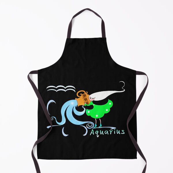 Item preview, Zodiac Wheel Astrological Sign -Aquarius designed and sold by Shirley cute art .