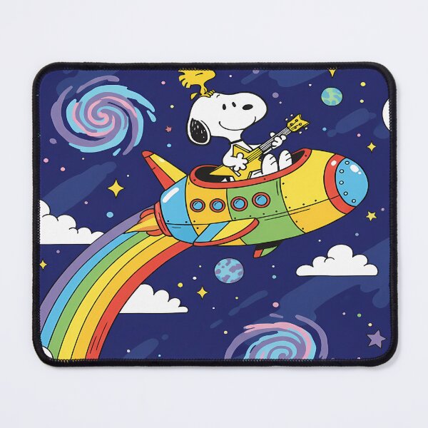 Item preview, Snoopy and Woodstock in Space Rocket designed and sold by Bensoncreatives.