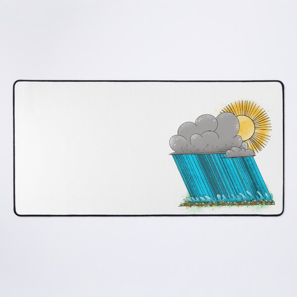Item preview, Rain and Sunshine Illustration - Hope After Storm Art designed and sold by TheArtOfTreble.