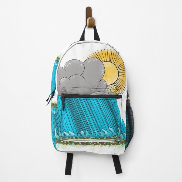 Item preview, Rain and Sunshine Illustration - Hope After Storm Art designed and sold by TheArtOfTreble.