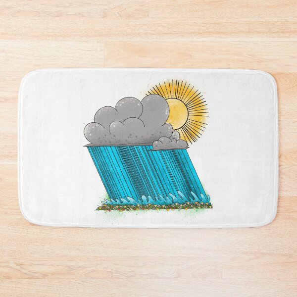 Item preview, Rain and Sunshine Illustration - Hope After Storm Art designed and sold by TheArtOfTreble.
