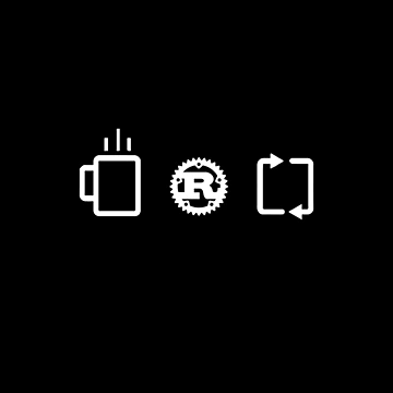 Artwork thumbnail, Rust Programming Logo Coffee Rust Repeat Rust Coder by farhanhafeez