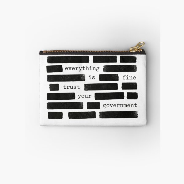 Item preview, Everything Is Fine Trust Your Government Resist Politics Usa designed and sold by SkeletonsDanger.
