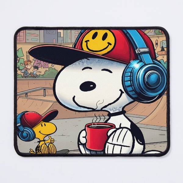 Item preview, Snoopy and Woodstock at the Skatepark designed and sold by Bensoncreatives.