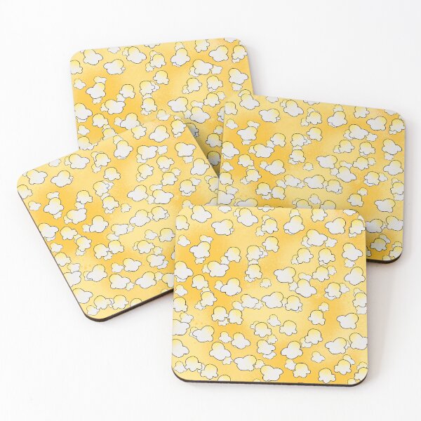 Item preview, Popcorn Pattern - Cute Yellow Snack Illustration designed and sold by TheArtOfTreble.
