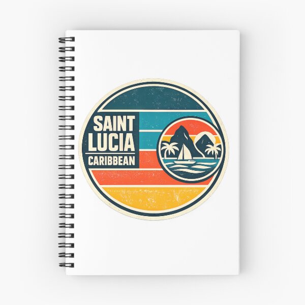 Item preview, Caribbean Island Retro St Lucia designed and sold by scicilysimonee.